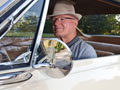 Les Pence in his 1965 Chevy Corvair Monza- AARP Driver Safety program helps older drivers