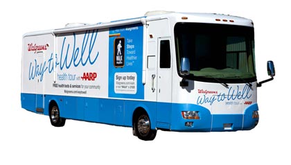Walgreens Wellness Tour Bus