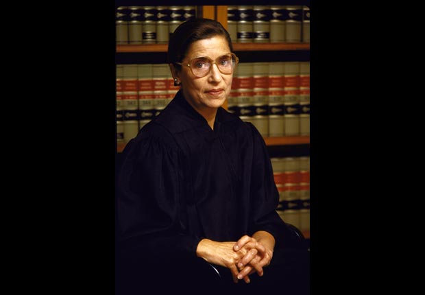 Judge Ruth Bader Ginsburg, 1984. For Power of 50/50 Year Careers. 