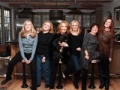 Author Becky Aikman with members of Saturday Night Widows club
