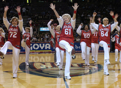 Senior Dance Teams Score With NBA Fans