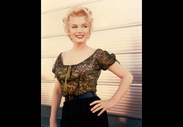 Marilyn Monroe in a scene from Bus Stop