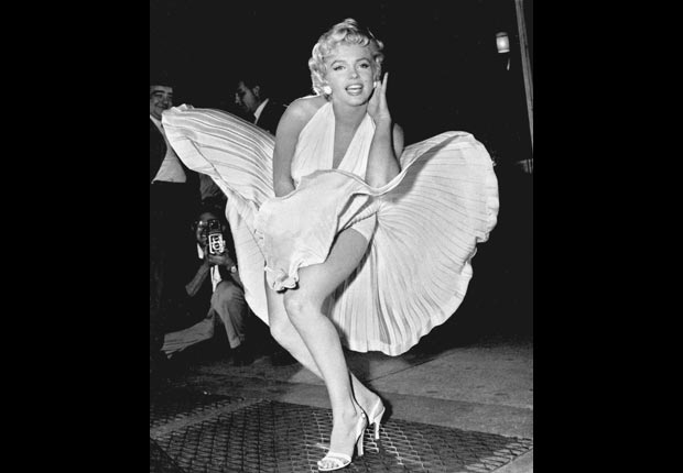 Marilyn Monroe The Seven Year Itch skirt blowing scene