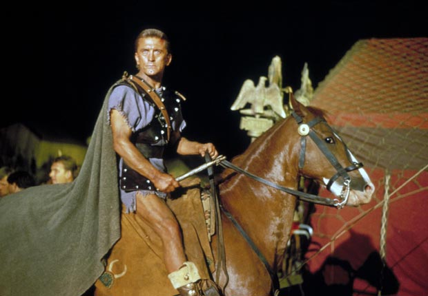 SPARTACUS, Kirk Douglas, 1960. For the Action Movies for Grownups slideshow.