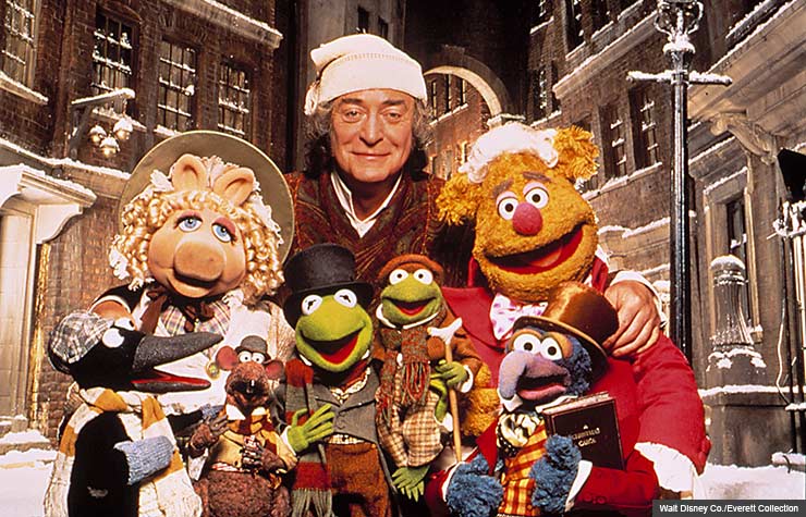 Michael Caine as Scrooge in A Muppet Christmas Carol