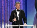 Daniel Day-Lewis accepts award at Screen Actors Guild Awards 2013