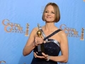 Actress Jodie Foster poses with Cecile B. DeMille Award, 70th Annual Golden Globe Awards