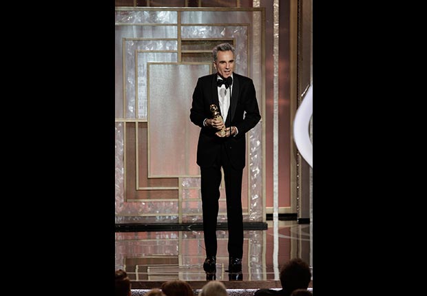 Actor Daniel Day-Lewis at the 70th Annual Golden Globe Awards 