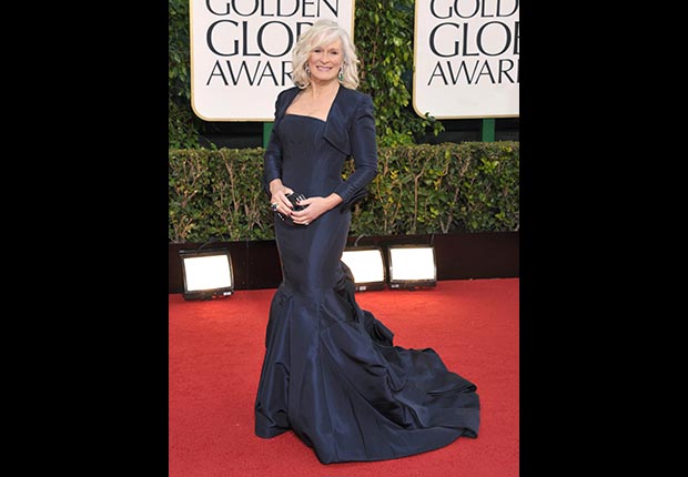 Actress Glenn Close at 70th Annual Golden Globe Awards