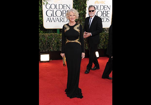 Actress Helen Mirren at 70th Annual Golden Globe Awards