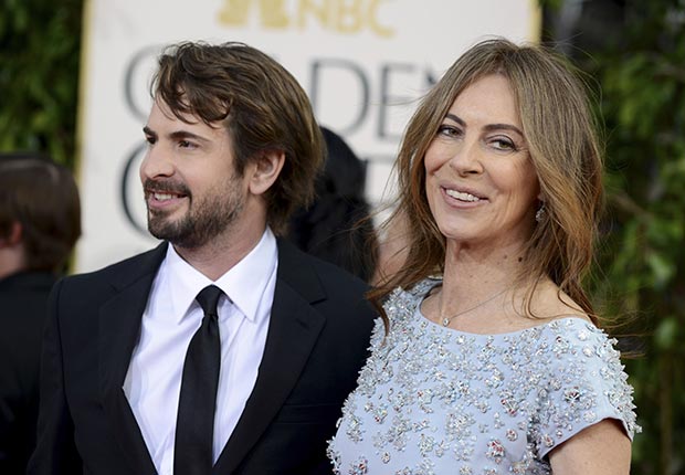 Mark Boal and Kathryn Bigelow at 70th Annual Golden Globe Awards