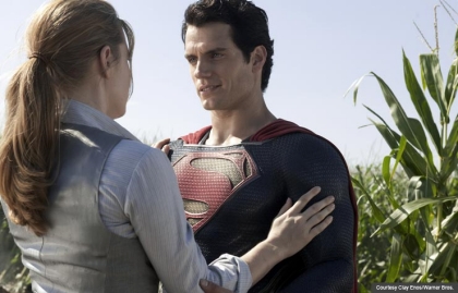 Amy Adams and Henry Cavill in Man of Steel (Courtesy Clay Enos/Warner Bros.)