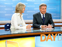 Diane Keaton plays Colleen Peck and Harrison Ford plays Mike Pomeroy in Paramount Pictures' <i>Morning Glory</i>.