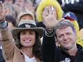 Andie MacDowell and Aidan Quinn as Maryanne and Steve Abbate in The Fifth Quarter