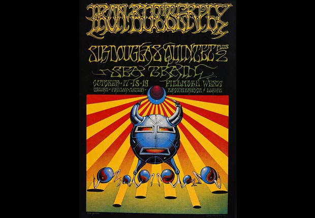 poster for Iron Butterfly concert