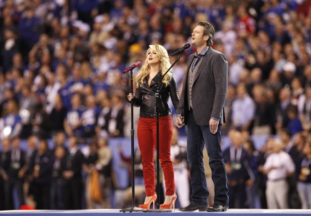 Blake Shelton and Miranda Lambert