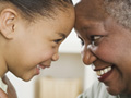 Grandmother and granddaughter for RFD-TV grandparenting special