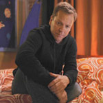 Martin (Kiefer Sutherland, L) tries to understand his son Jake (David Mazouz, R) in 
