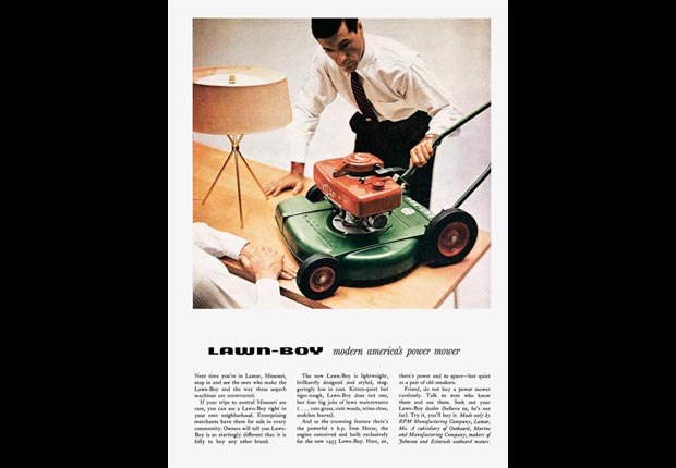 The iconic Volkswagen Think Small ad from the Mad Men era, for the Real Ads from the Real Mad Men slideshow.