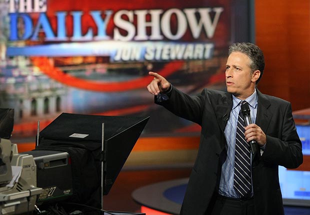 Jon Stewart of Comedy Central's The Daily Show with Jon Stewart