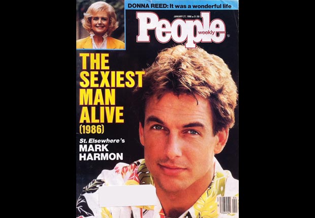 People Magazine declared Harmon the Sexiest Man Alive in 1986 during his time on St. Elsewhere.  For Mark Harmon through the years slideshow.