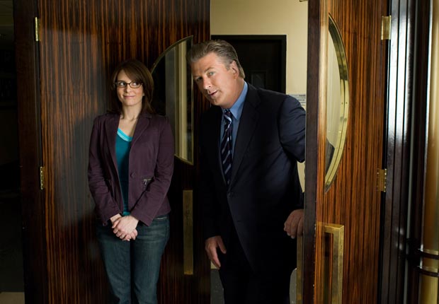 Alec Baldwin stars as Jack Donaghy and Tina Fey as Liz Lemon on the NBC show 30 Rock. For the Best Comedy Shows slide show.