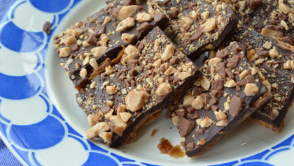 pam anderson family reunion salted toffee bars recipe