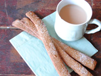 Gingerbread straws