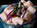Ceviche de Tilapia y camarones