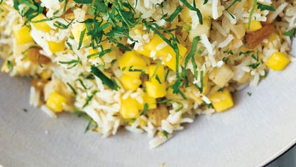 Arroz frito caribeño Arroz frito caribeño