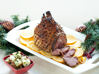 Ham With Three Mustards Glaze