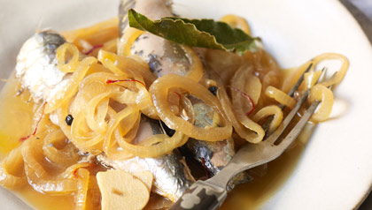 Sardinas escabechadas de Alcalá à la Sancho Panza Sardinas escabechadas de Alcalá à la Sancho Panza