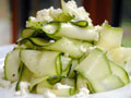 pam anderson summer vegetable recipes zucchini ribbons
