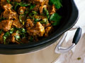 slow cooker recipe with lamb and spinach