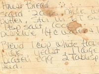 Recipe card