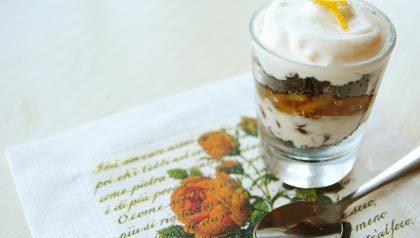 Pam Anderson's dessert in a shot glass Pam Anderson's dessert in a shot glass