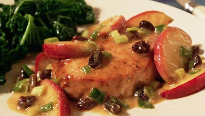 Grilled Pork Chops with Apple Cider Sauce Grilled Pork Chops with Apple Cider Sauce