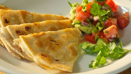Quesadillas with Salsa Mexicana for Meatless Monday Quesadillas with Salsa Mexicana for Meatless Monday