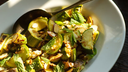 Roasted Zucchini and Mint Salad Meatless Monday recipe Roasted Zucchini and Mint Salad Meatless Monday recipe