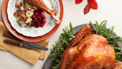 fall turkey dinner