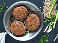 Hamburguesas de pavo y lentejas - Receta por Dennise Oller