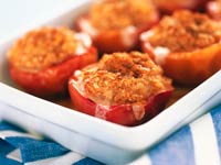 Manzanas asadas rellenas - Receta de Dennise Oller Manzanas asadas rellenas - Receta de Dennise Oller