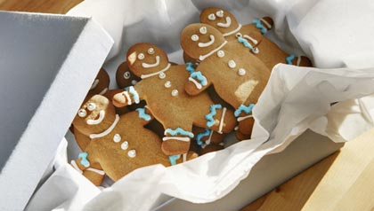 Gingerbread cookies in a box, The Gift of Food Gingerbread cookies in a box, The Gift of Food