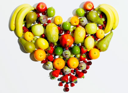 heart made of fruits heart made of fruits