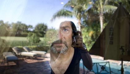 Ron photographed at his home