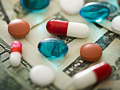pills and money