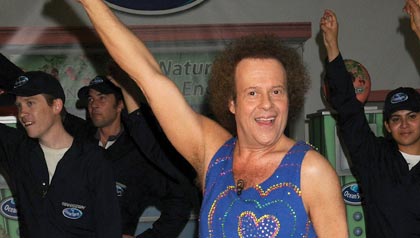 Richard Simmons promotes Ocean Spary's new Cranergy energy juice drink Richard Simmons promotes Ocean Spary's new Cranergy energy juice drink