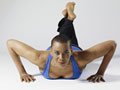 Woman doing pushups