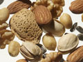 an assortment of healthy nuts
