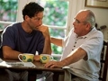 Father talks to son, legal checklist for caregivers